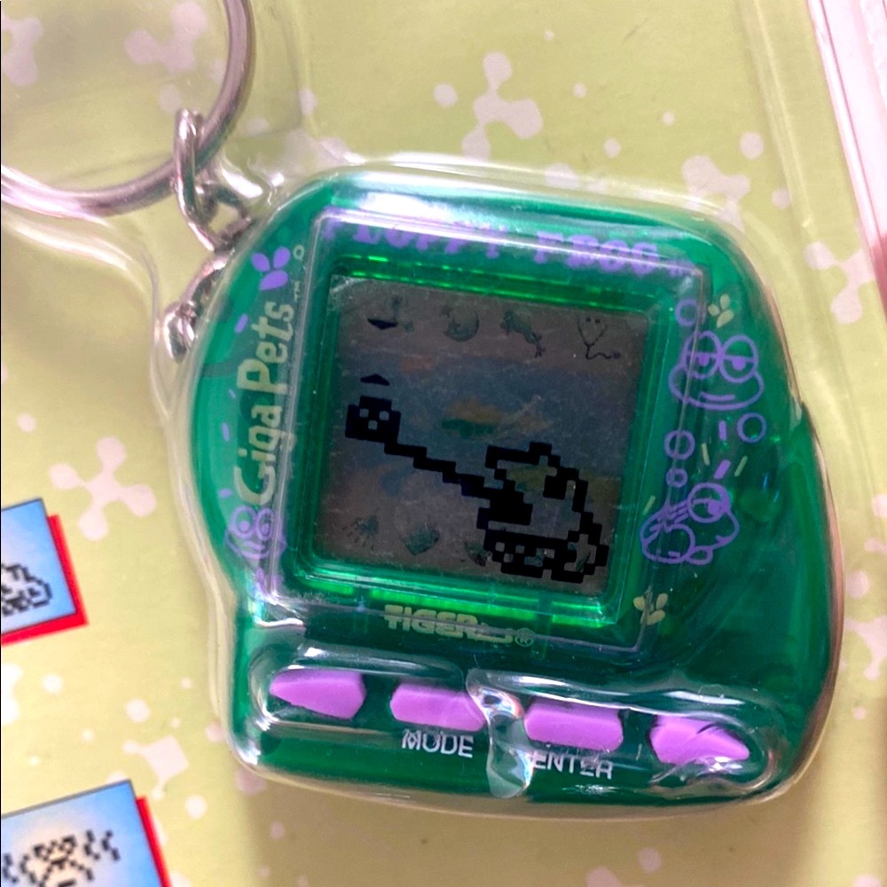 Giga Pets Floppy Frog vintage Tiger electronic Inc 90s old toys - Picture 5 of 6